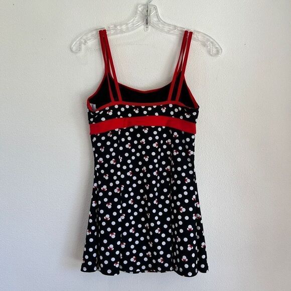 Disney Swimsuit Dress Minnie Mouse Icons Polka-Dot Print Size Small Missing Bow - Picture 6 of 15